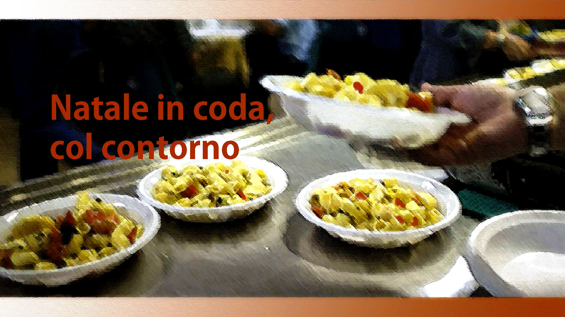 Natale in coda, col contorno