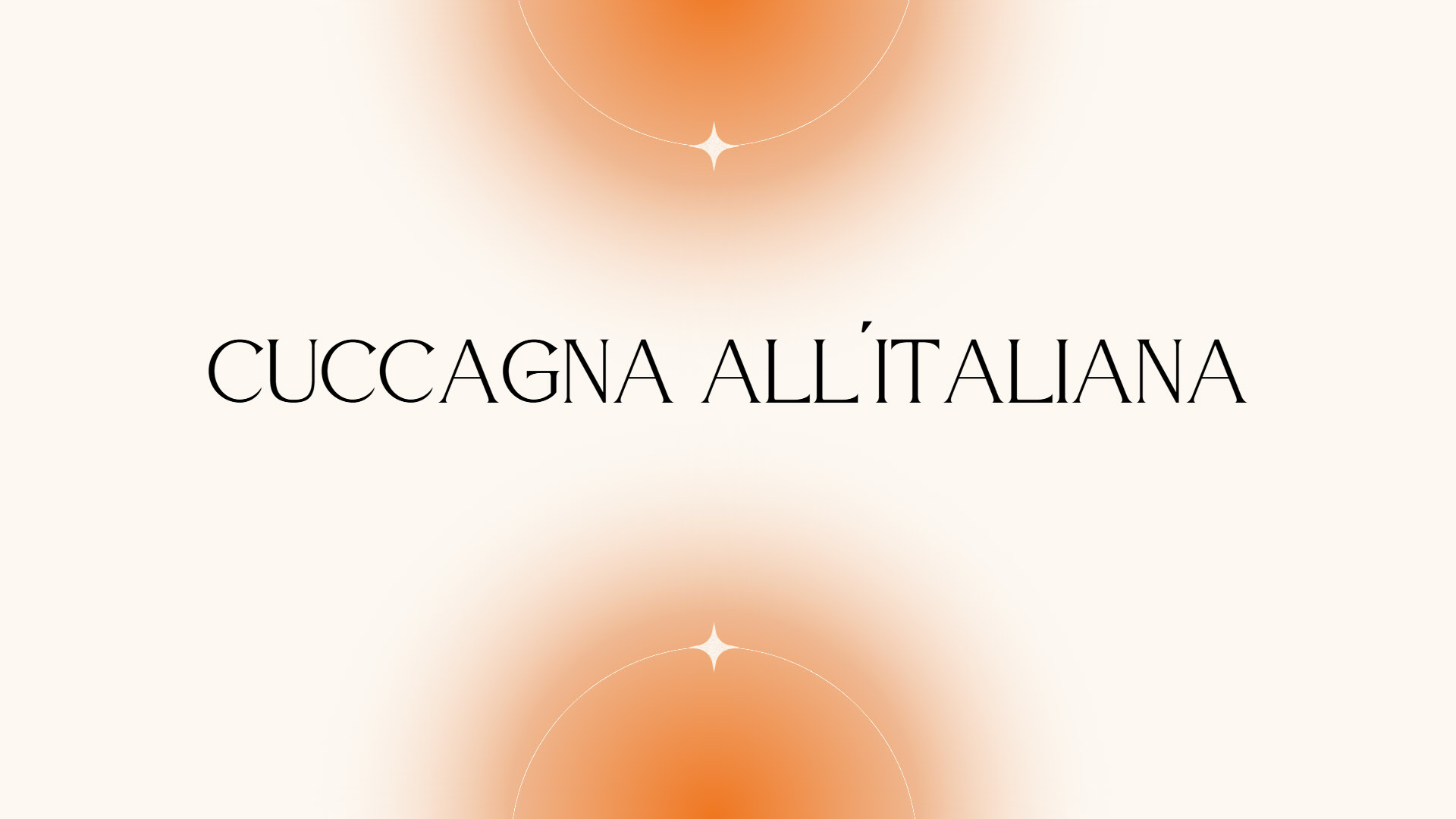 Cuccagna all´italiana