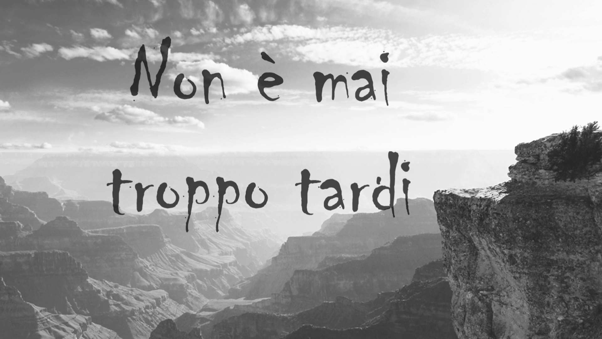 Non è mai troppo tardi