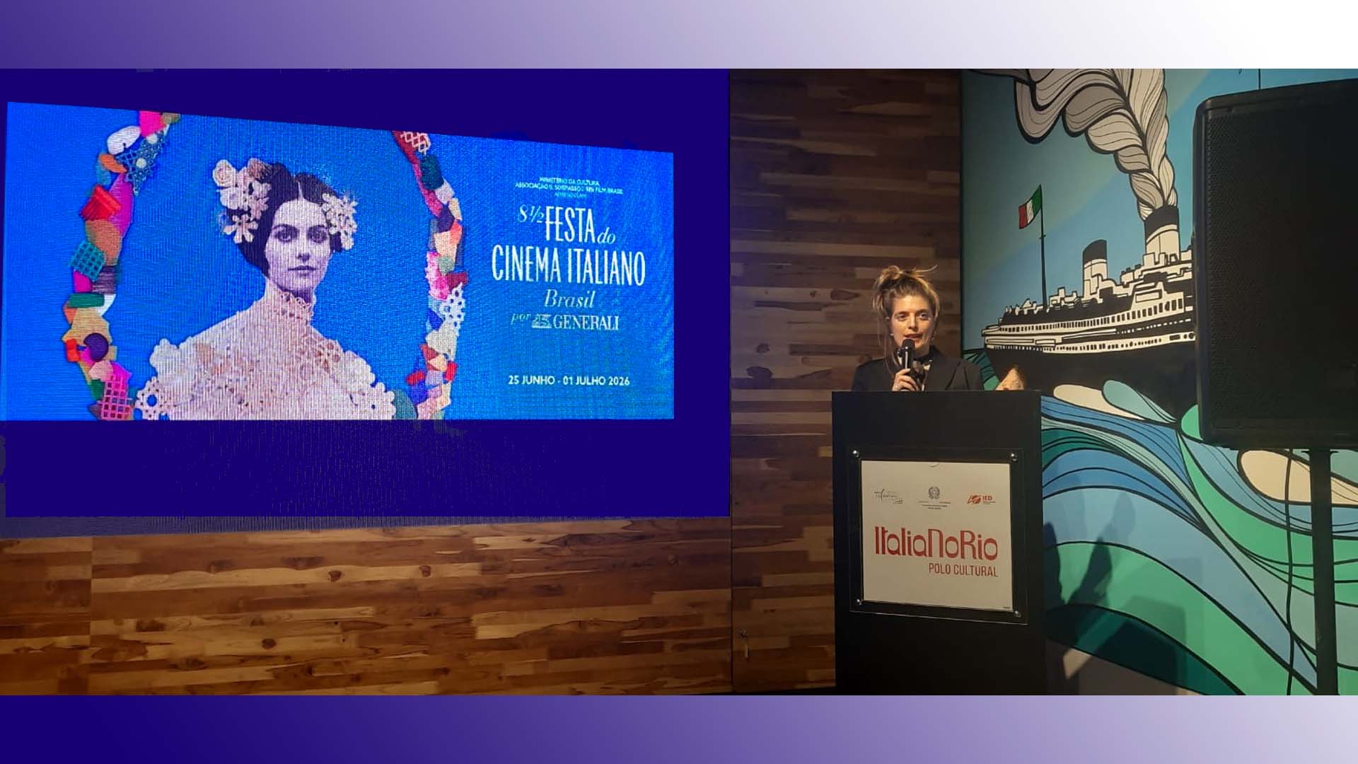 Il grande schermo parla italiano: a Rio si alza il sipario sulla XIII edizione di “8½ Festa del Cinema Italiano”