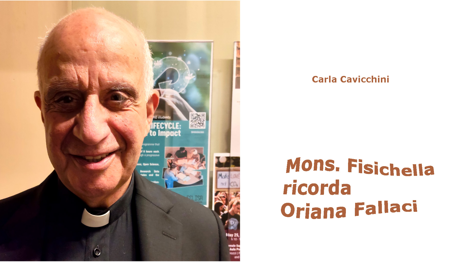 Le migliori interviste: Cavicchini/Monsignore Fisichella