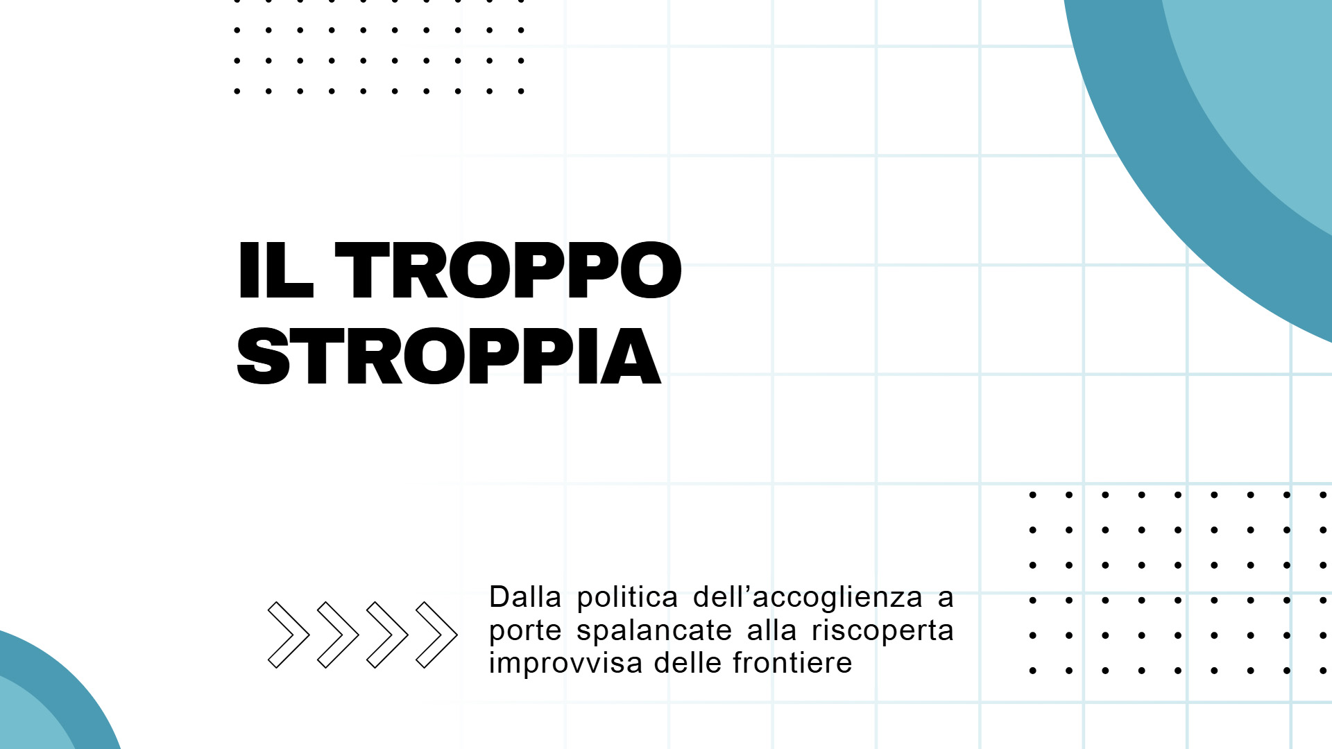 Il troppo stroppia