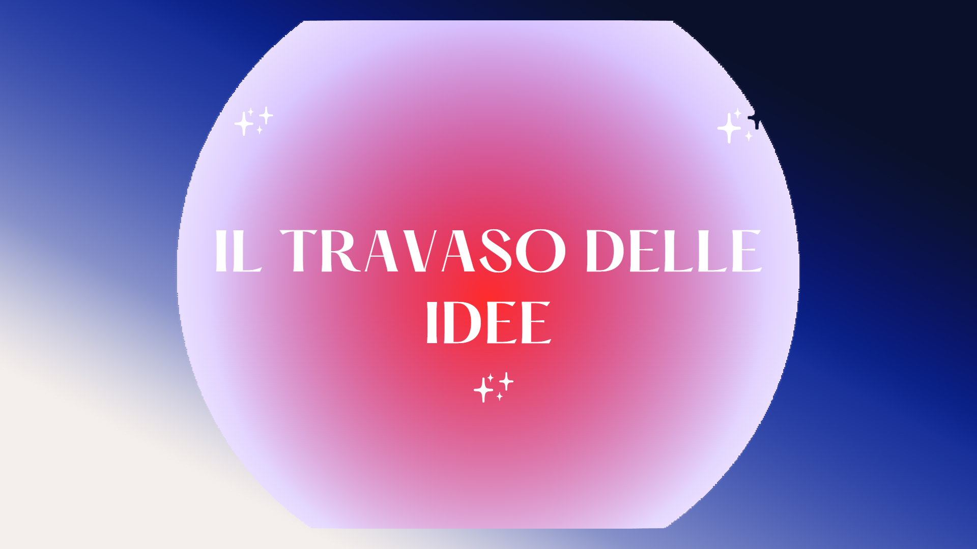 Il Travaso delle idee